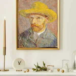 Vincent van Gogh - Self-Portrait with a Straw Hat