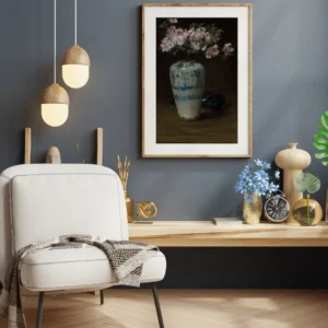 William Merritt Chase - Pink Azalea—Chinese Vase