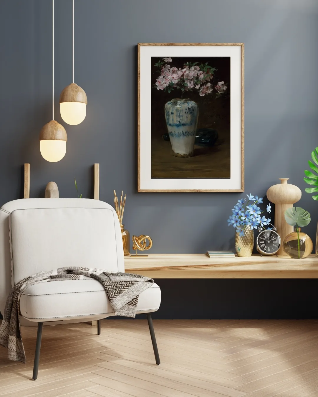 William Merritt Chase - Pink Azalea—Chinese Vase